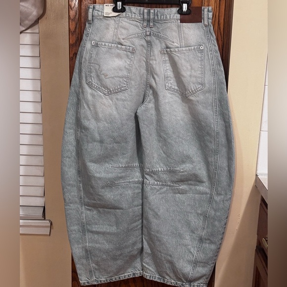 Free People We The Free Good Luck Mid Rise Barrel Denim Women’s Size 28 - Picture 4 of 12